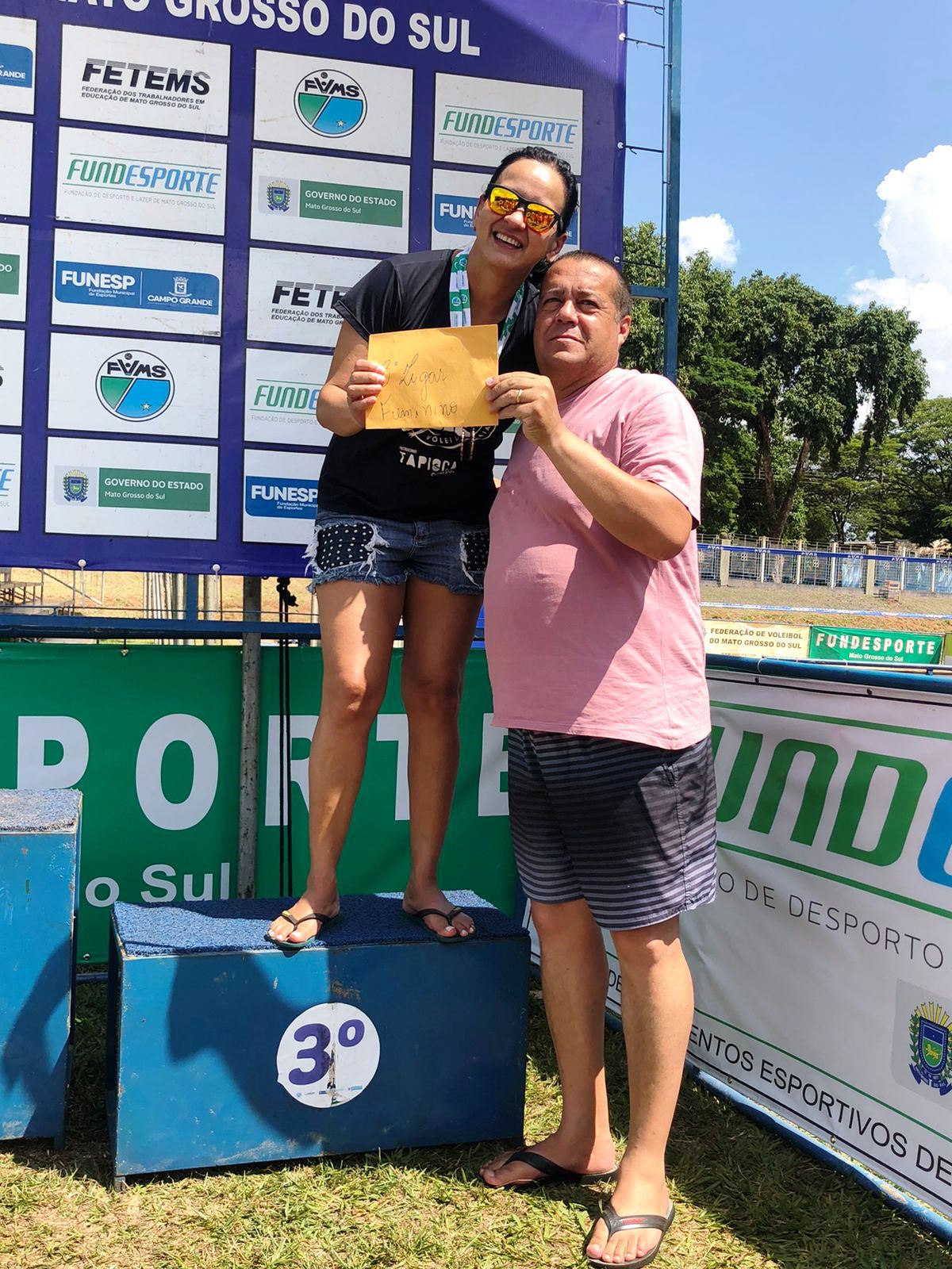 Imagem: Kadu e Antony, Dayane e Magda duplas campeãs do GP Naviraí de Vôlei de Praia, 2021 - Assessoria de Imprensa