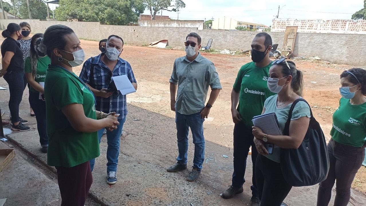 imagem: Ministério Público da Bahia busca em Naviraí experiência dos recicleiros, 2022 - Assessoria de Imprensa