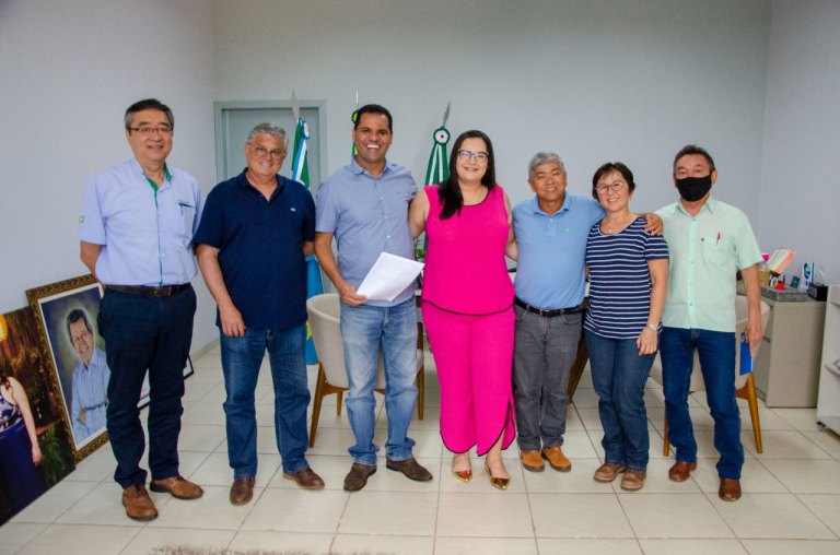 Governo de Naviraí recebe diretoria da ANIBRAN e discute futuras parcerias