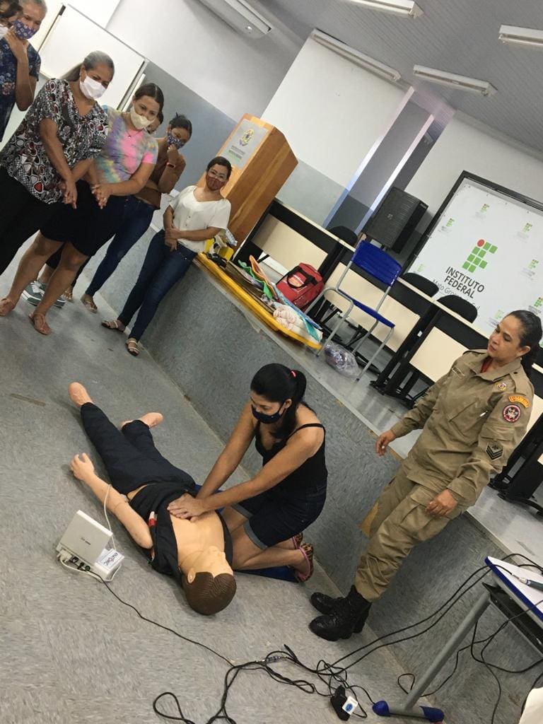 Imagem: Professores da REME de Naviraí recebem formação sobre “Primeiros Socorros”, 2022 - Assessoria de Imprensa