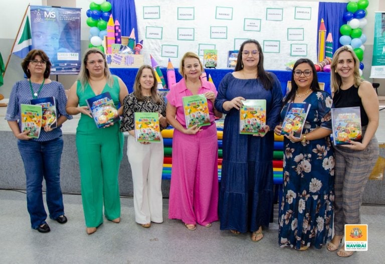 Educação de Naviraí recebe livros da Coletânea MS Alfabetiza que irão contemplar 1600 alunos