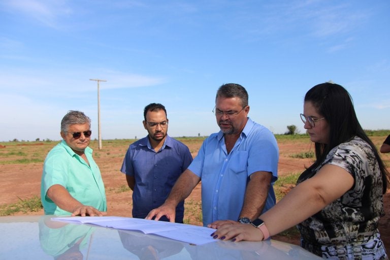 Obra de construção do novo Cemitério Municipal de Naviraí entra na segunda etapa Obra de construção do novo Cemitério Municipal de Naviraí entra na segunda etapa