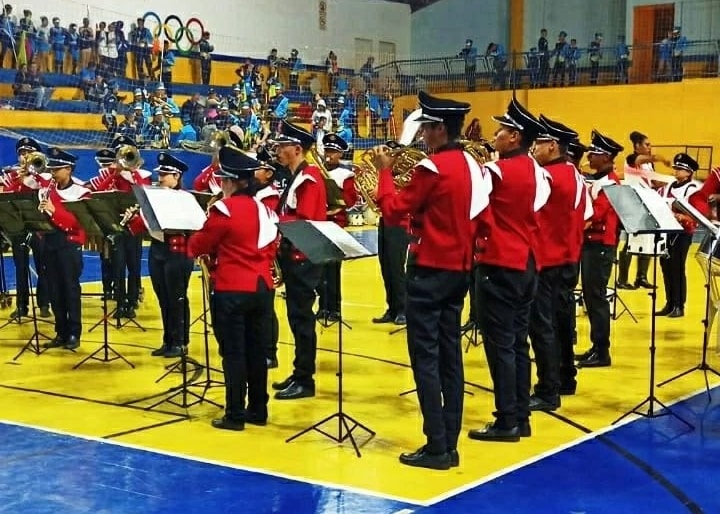 Banda Marcial Tom Jobim de Naviraí participa de evento comemorativo dos 46 anos de Eldorado