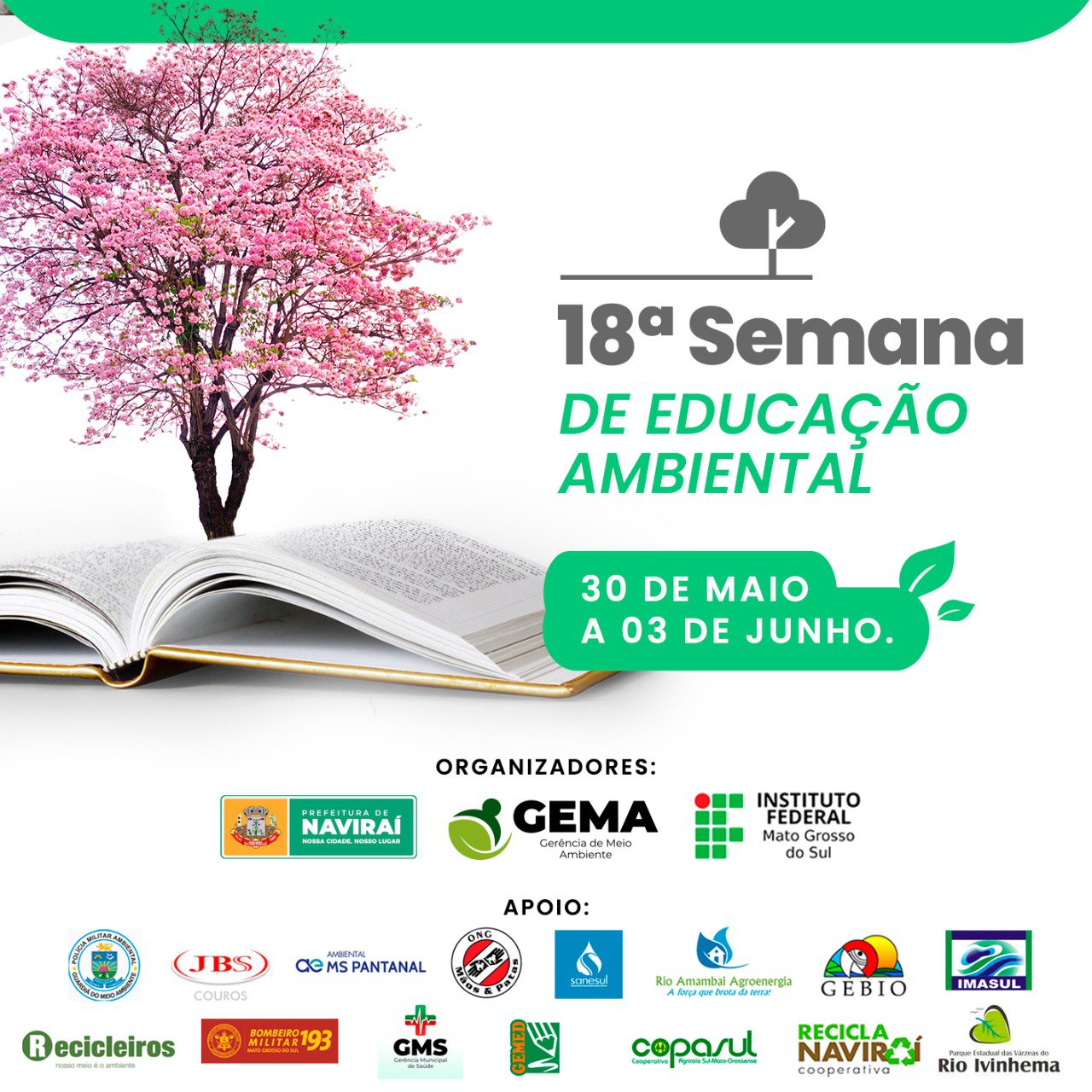 18ª Semana de Educação Ambiental de Naviraí define programação