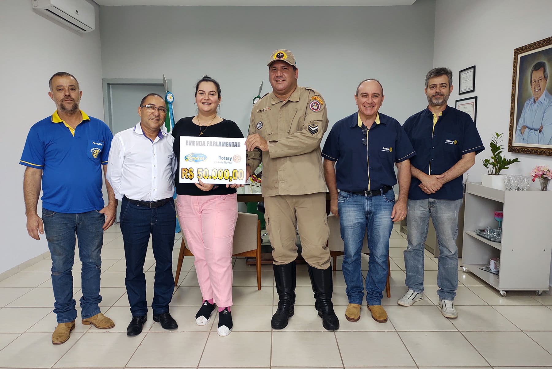 Emenda viabilizada pelo Rotary Club é revertida em equipamentos para o Hospital Municipal de Naviraí