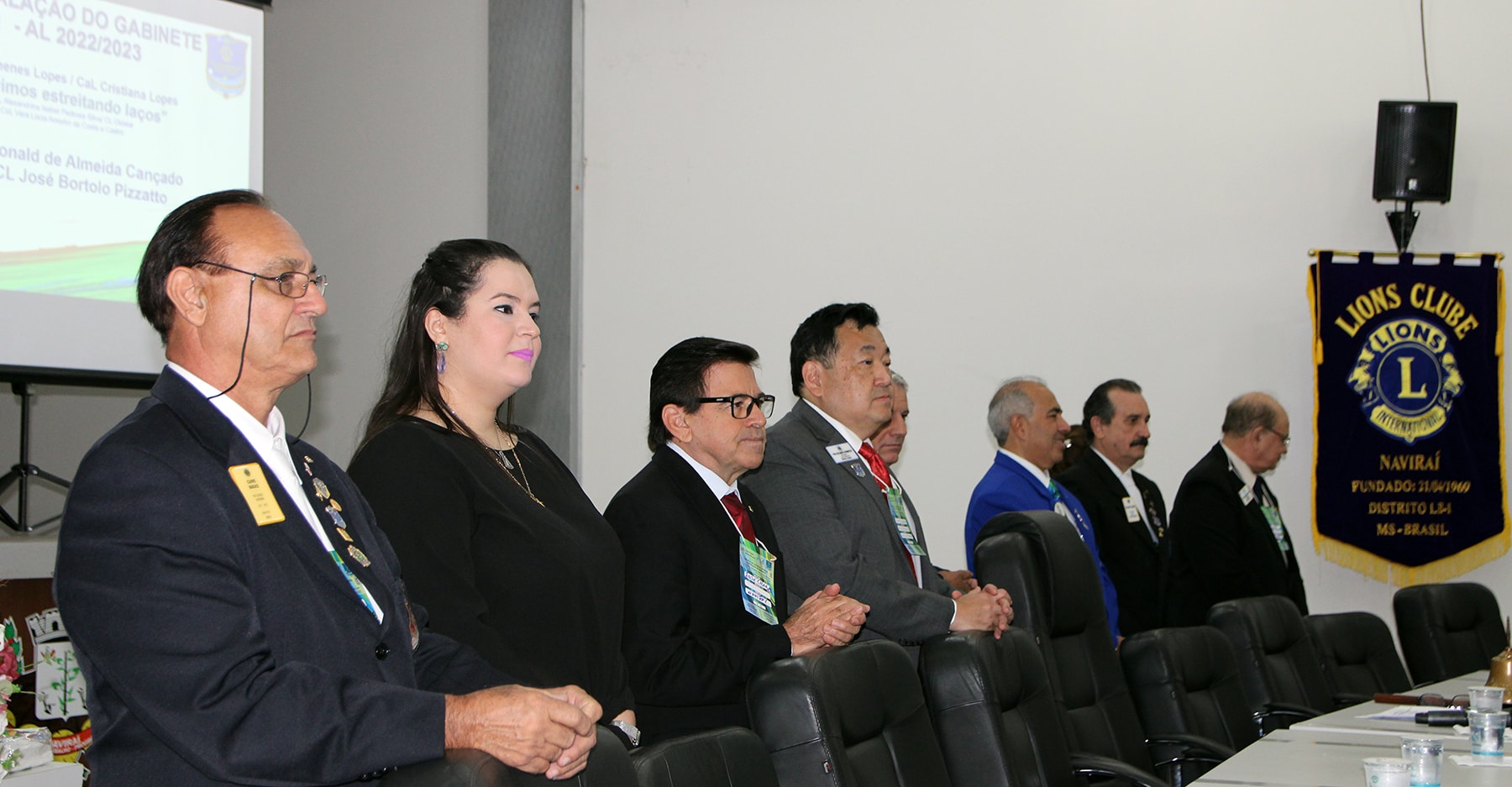 Prefeita prestigia Instalação de Gabinete da Governadoria do Distrito LB-1 do Lions Club em Naviraí