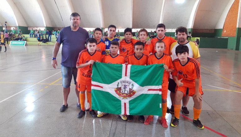 Futsal 12 a 14 anos de Naviraí conclui participação nos Jogos Escolares da Juventude de MS