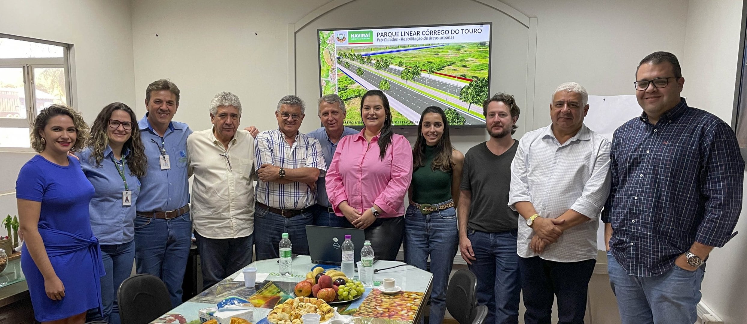 Projeto Parque Linear do Córrego do Touro é apresentado pelo Governo de Naviraí na Usina Rio Amambai