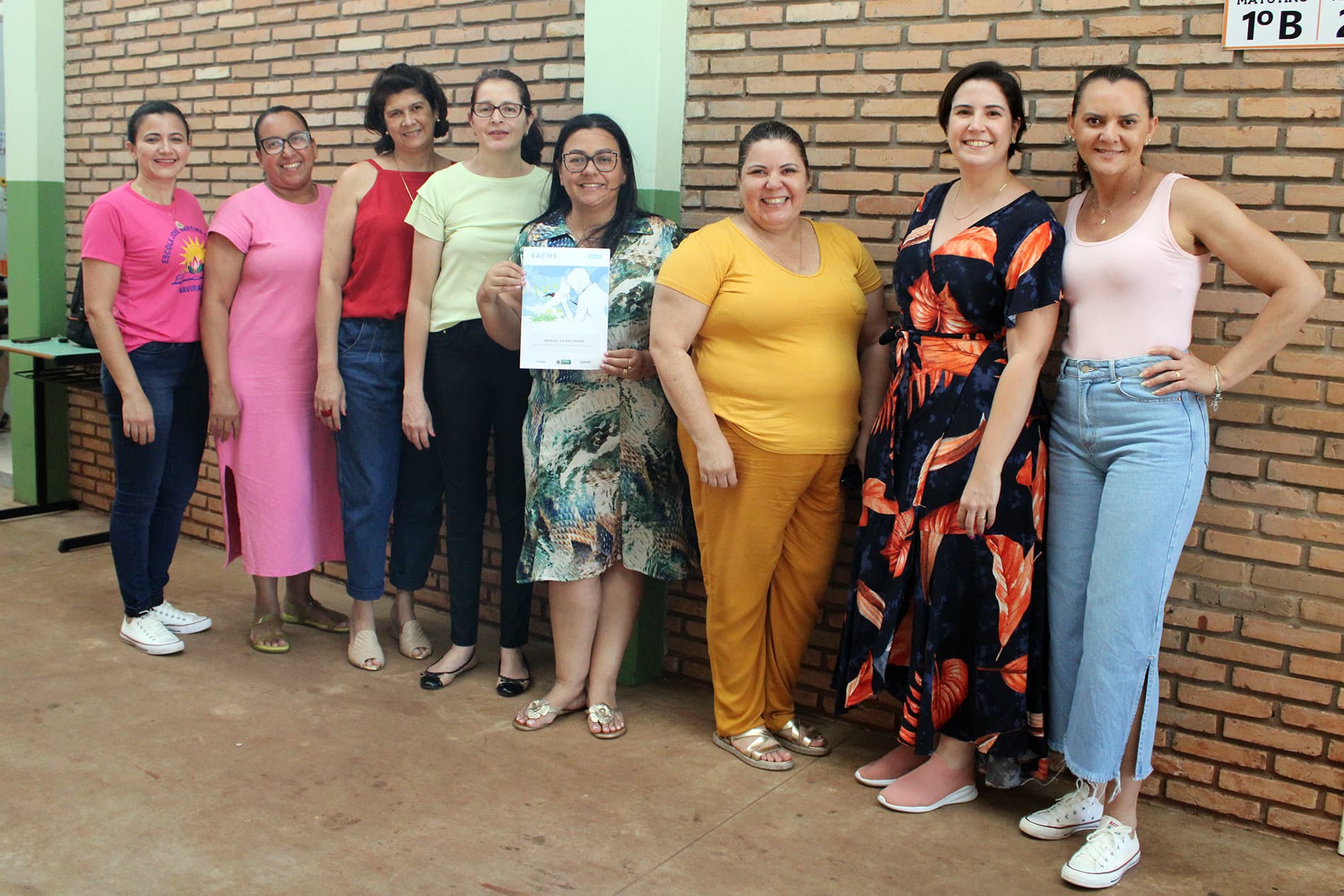 Provas do SAEMS são aplicadas para alunos da Rede Municipal de Ensino de Naviraí