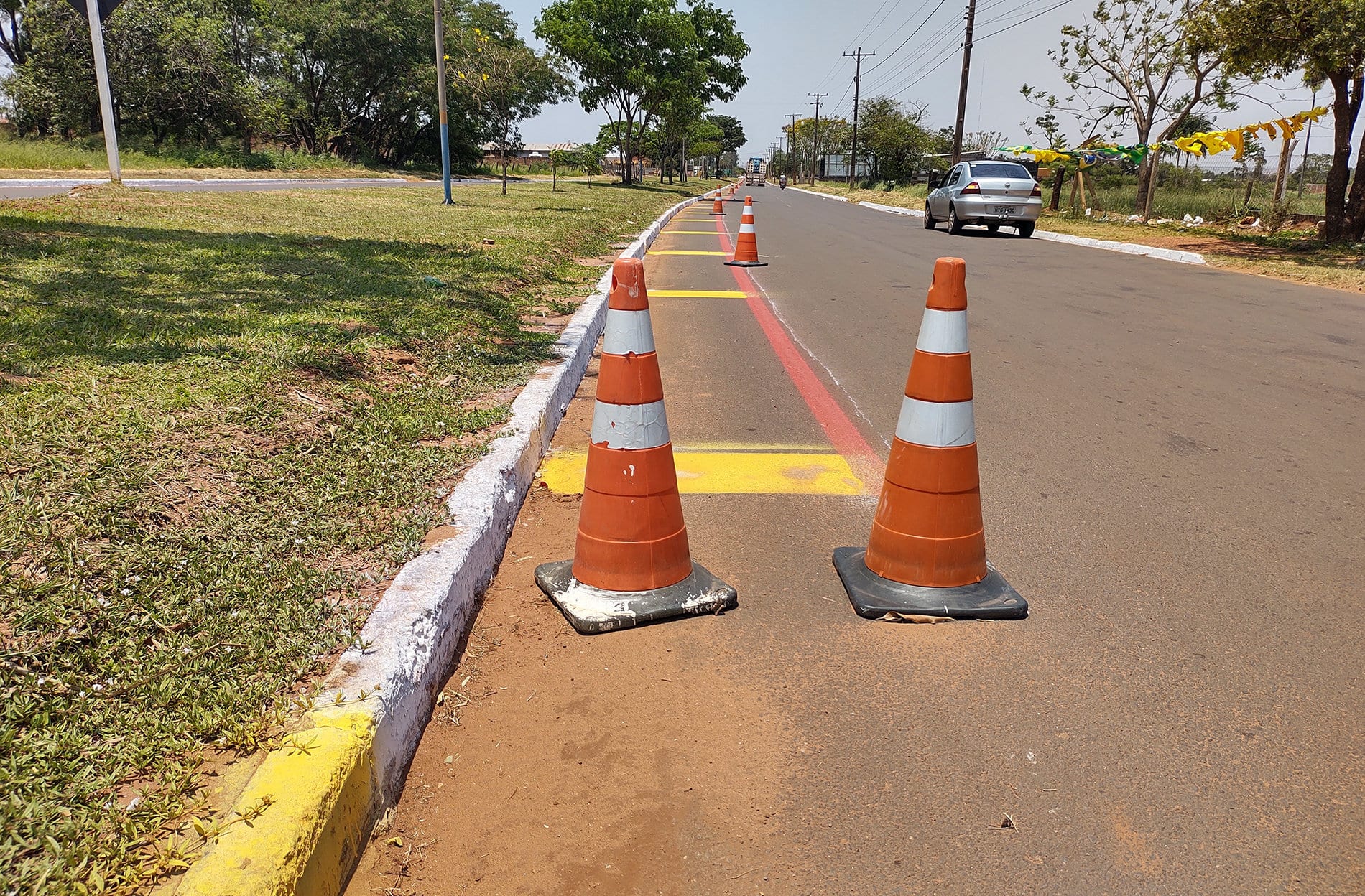 28ª EXPONAVI – Núcleo de Trânsito implanta passarela até o Parque de Exposições para segurança dos pedestres