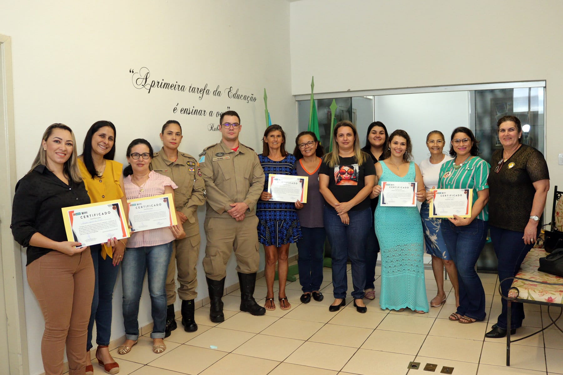 Educação e Corpo de Bombeiros de Naviraí concluem Curso de Primeiros Socorros