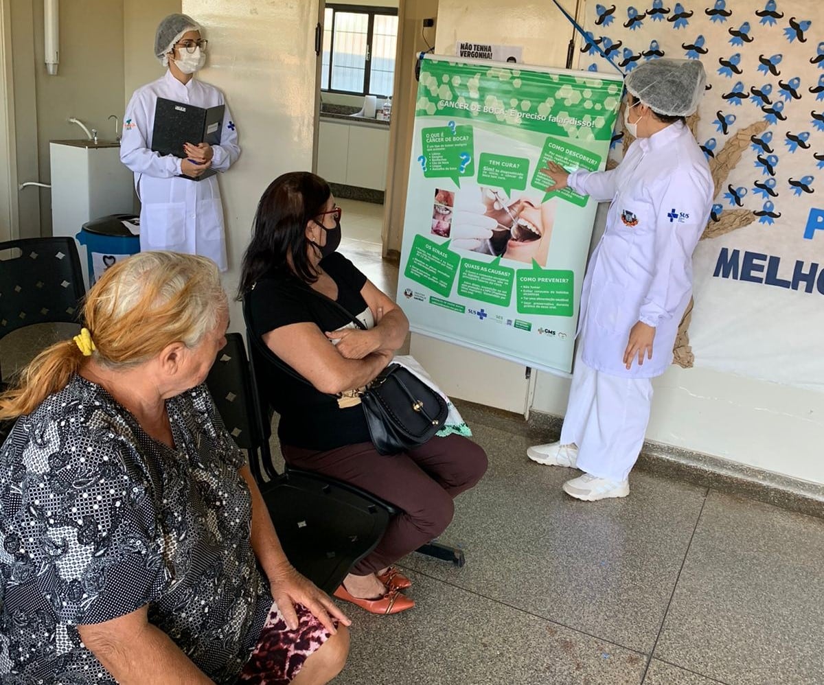 Saúde de Naviraí realizou a Campanha de Prevenção do Câncer Bucal 2022