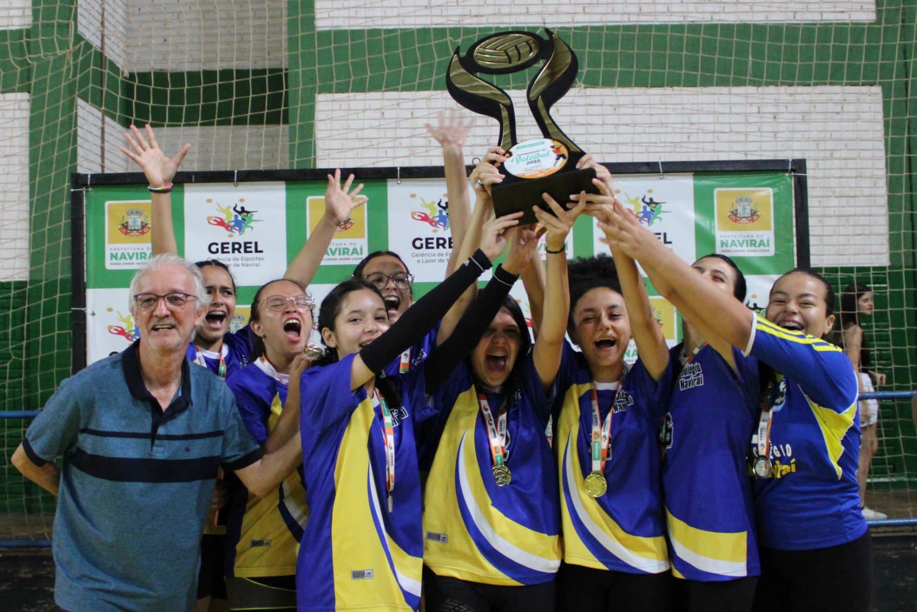 Campeonato Municipal de Voleibol fecha o calendário esportivo de 2022 da Prefeitura de Naviraí