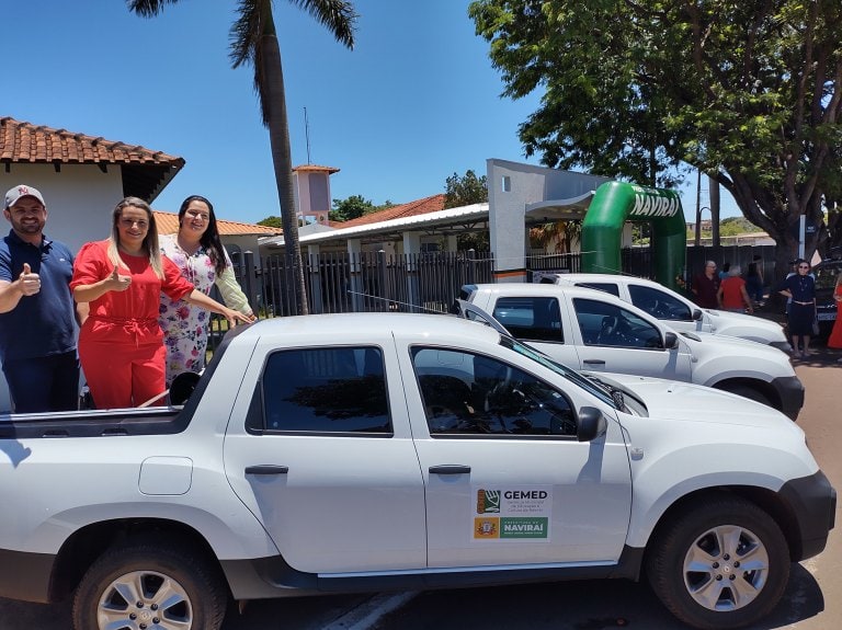 Com recursos próprios, Prefeitura de Naviraí compra novos veículos para a Gerência de Educação e Fundação Cultural
