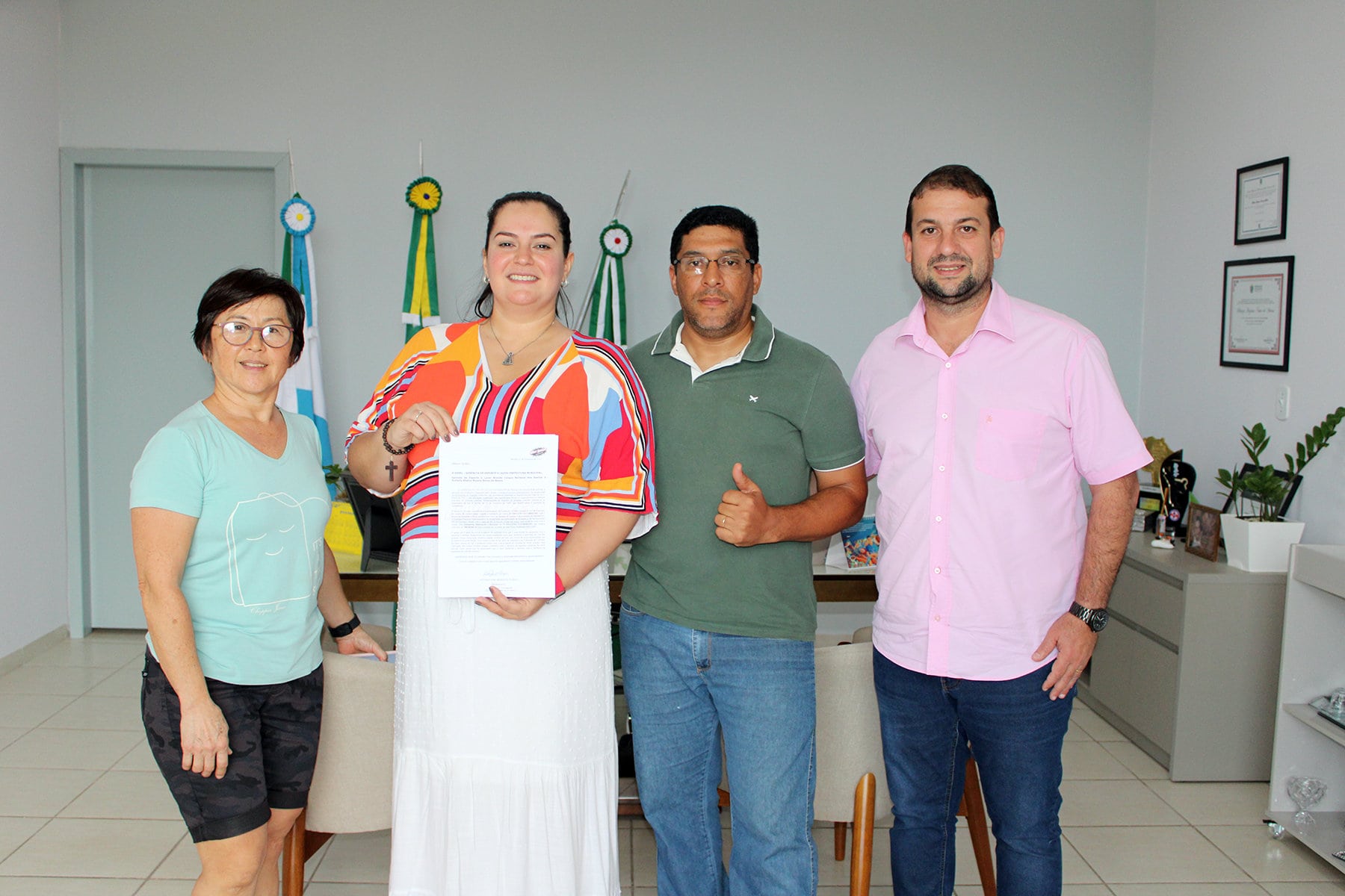 Prefeita recebe ofício da Associação Navibikers solicitando parcerias para eventos de ciclismo