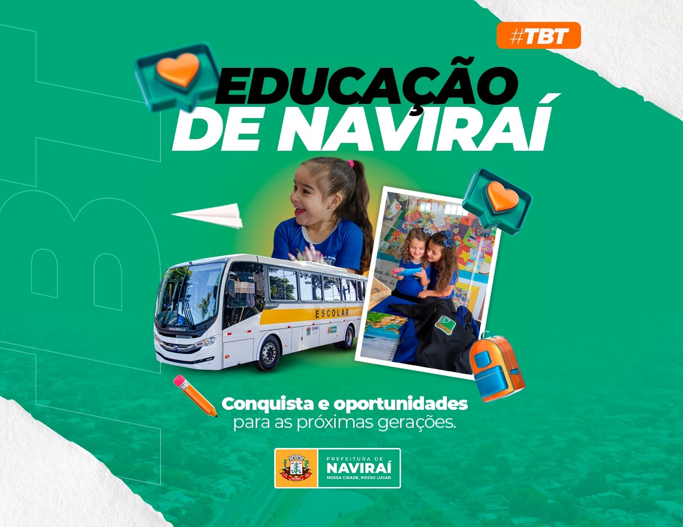 #TBT – Educação de Naviraí: muitas conquistas e mais oportunidades para as próximas gerações
