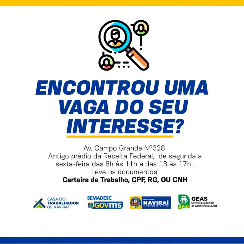 Vaga de Trabalho