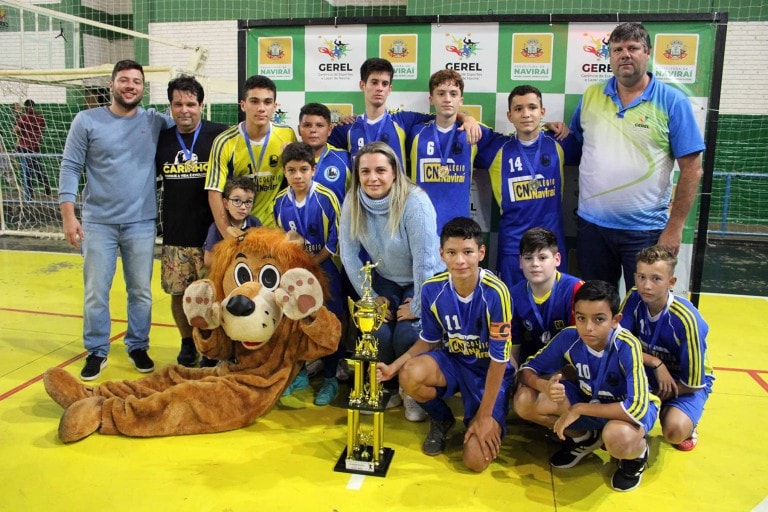 Futsal 12 a 14 anos dos Jogos Escolares de Naviraí define o campeão e representante do município na etapa estadual