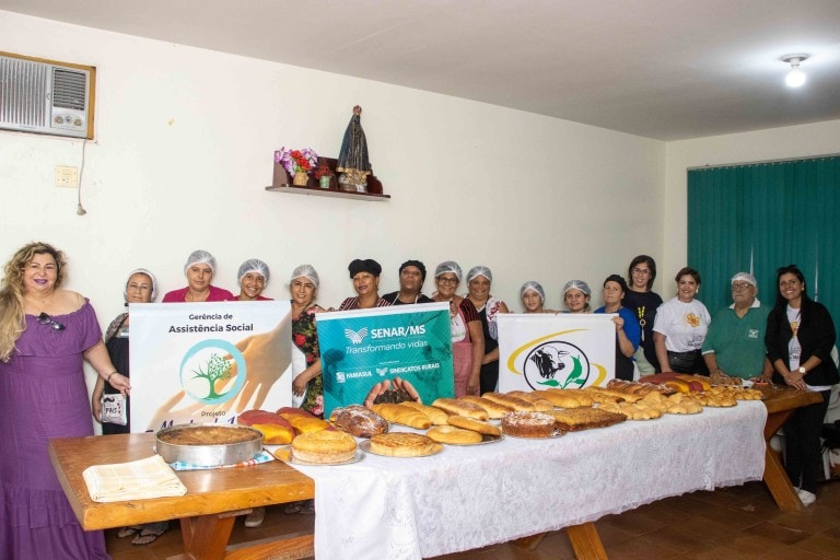 Curso de produção de pães e salgados é viabilizado pela parceria entre Prefeitura de Naviraí, Senar e Sindicato Rural