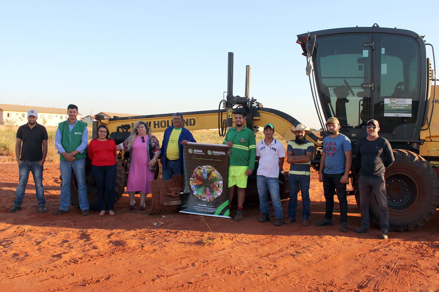 Curso Operador de Motoniveladora ofertado pela Prefeitura de Naviraí, Senar e Sindicato Rural é concluído