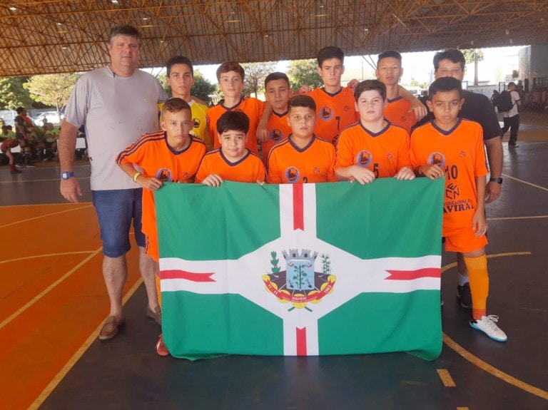Futsal 12 a 14 anos de Naviraí estreia com vitória nos Jogos Escolares da Juventude de MS