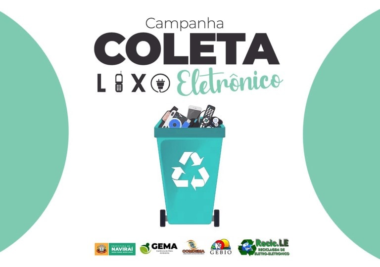 Gerência de Meio Ambiente da Prefeitura de Naviraí fará Campanha de Coleta de Lixo Eletrônico