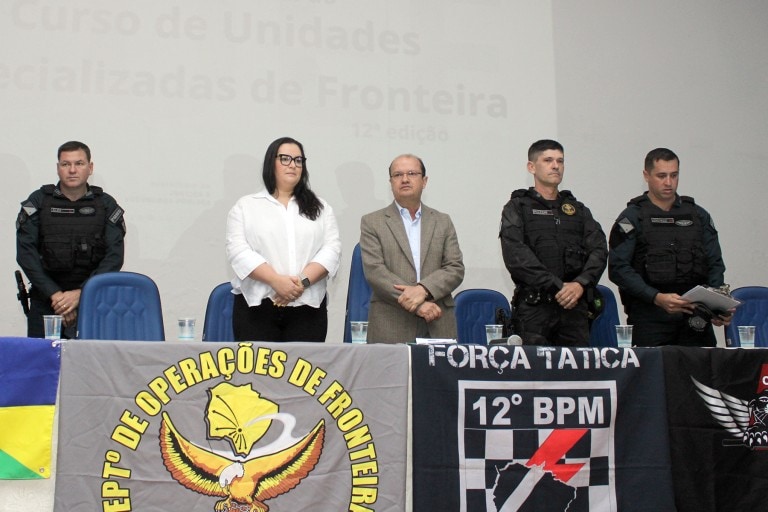 Prefeita participa da abertura do 12ª Curso de Unidades Especializadas de Fronteira que ocorre em Naviraí