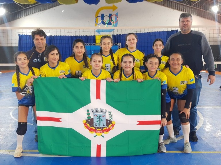 Vôlei feminino de Naviraí de 12 a 14 anos é finalista dos Jogos Escolares de MS 2023