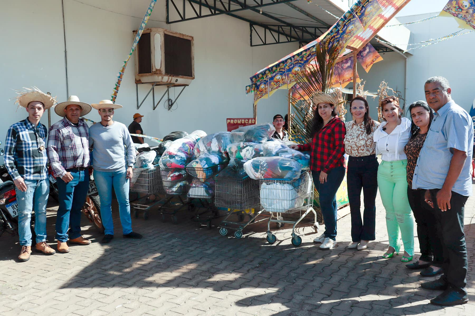 Roupas arrecadadas na Promoção Naviraí Aquece irão beneficiar pessoas em situação de vulnerabilidade