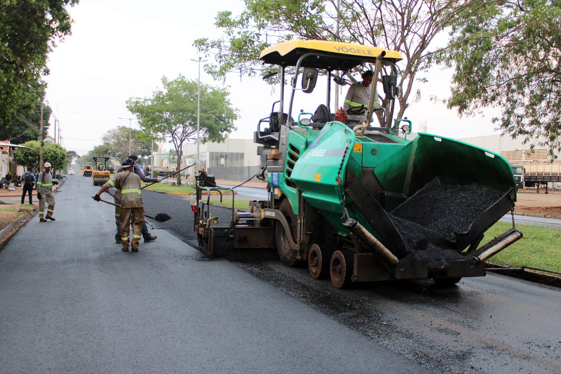 Com início da obra de recapeamento, Avenida Mato Grosso passa por verdadeira transformação
