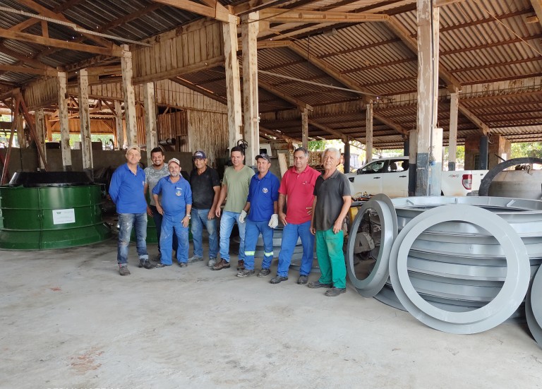 Prefeitura de Naviraí adquire novos equipamentos para fabricação de tubos de captação de águas pluviais