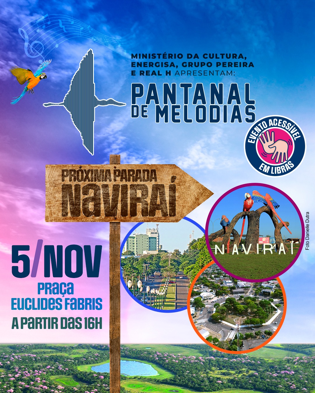 Naviraí recebe o Projeto Pantanal de Melodias que resgata e enaltece a música do MS