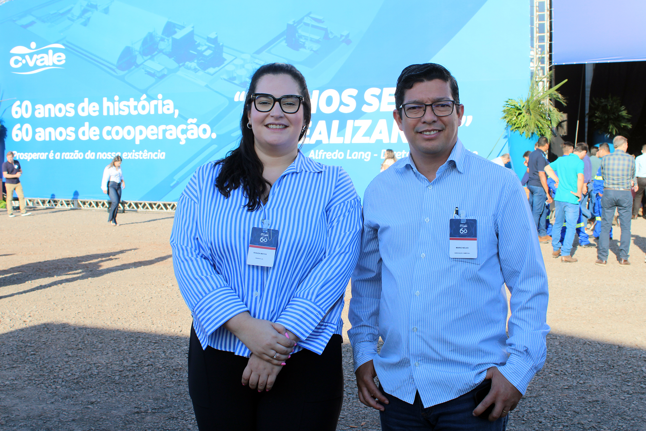 Prefeita e presidente da ACEN prestigiam inauguração da Esmagadora de Grãos da C Vale