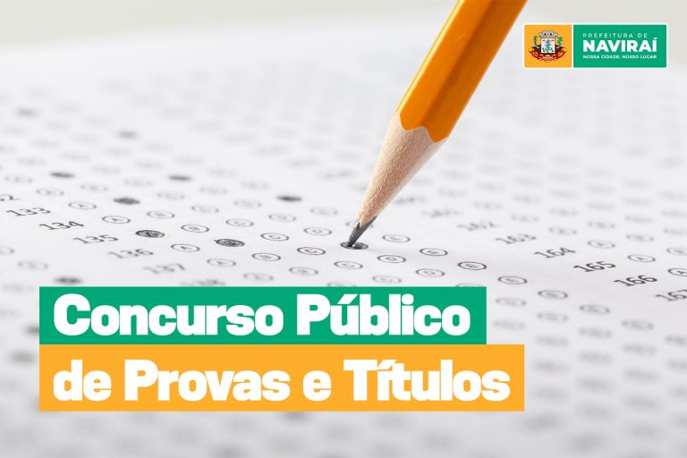 Prefeitura de Naviraí fará Concurso Público e as inscrições estarão abertas a partir de 08 de janeiro