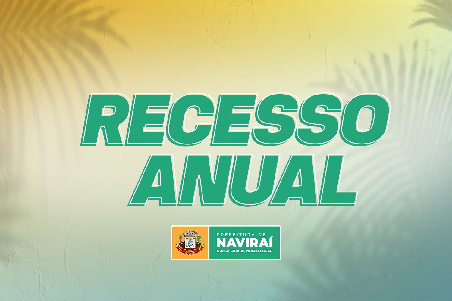 Prefeitura de Naviraí entra em recesso e expediente ao público retorna no dia 08 de janeiro