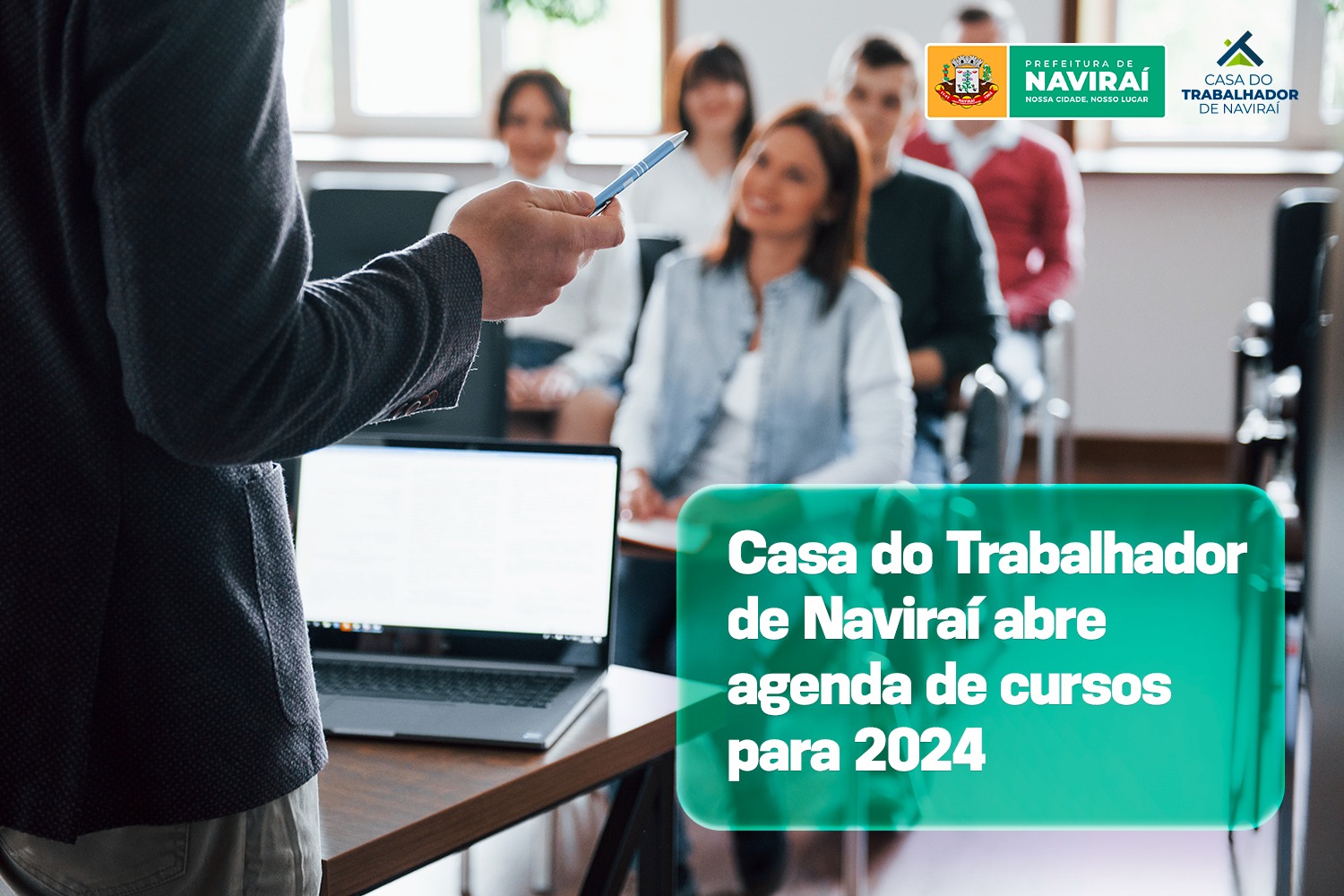 Casa do Trabalhador de Naviraí abre na quarta-feira a agenda de cursos para 2024