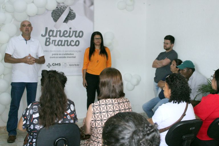 Prefeitura de Naviraí promove ação sobre o Janeiro Branco e reforça importância dos cuidados com a saúde mental