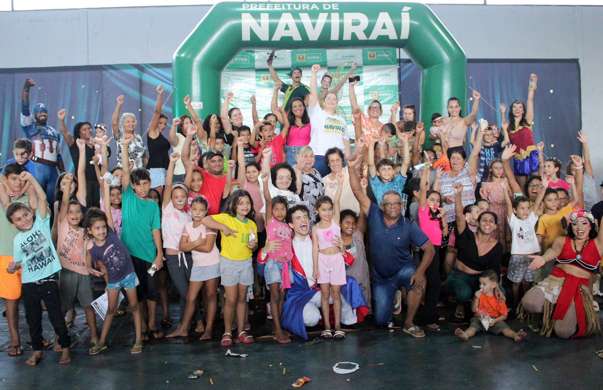 Naviraí em Movimento levou ações de cultura e lazer aos moradores do João de Barro e Boa Vista