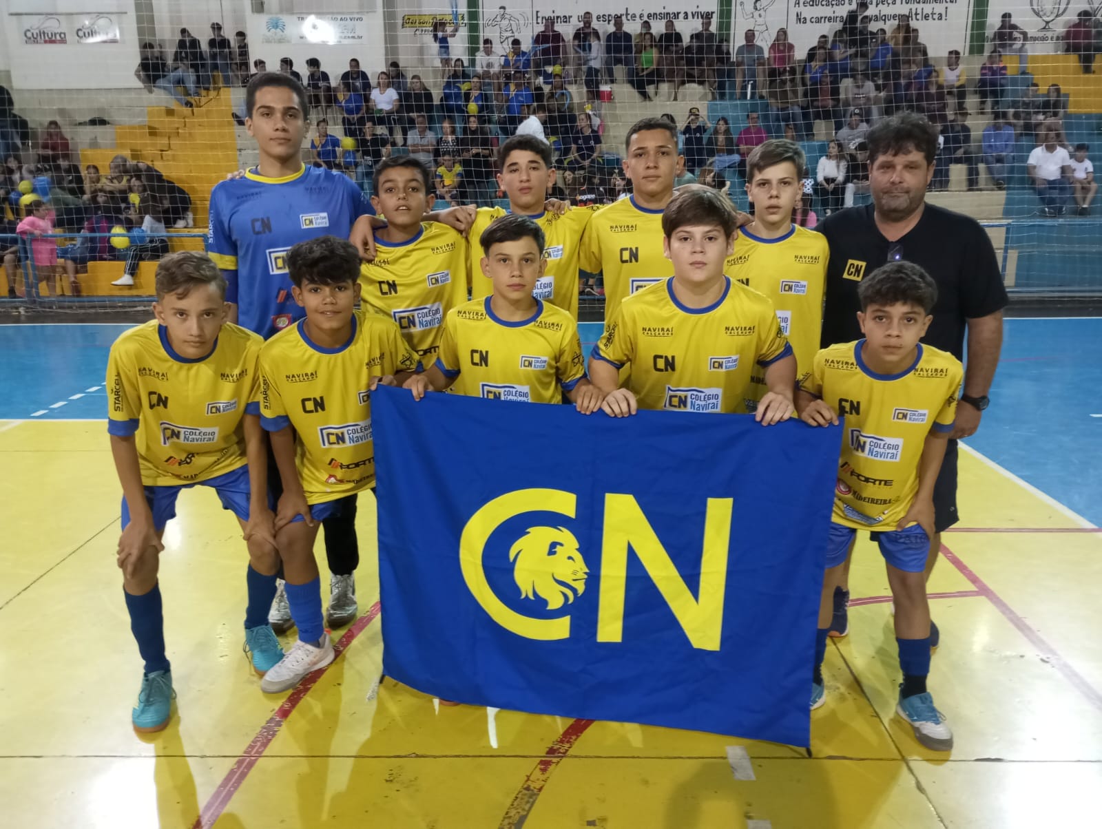 Jogos Escolares de Naviraí define equipes campeãs do futsal masculino e vôlei feminino 12 a 14 anos