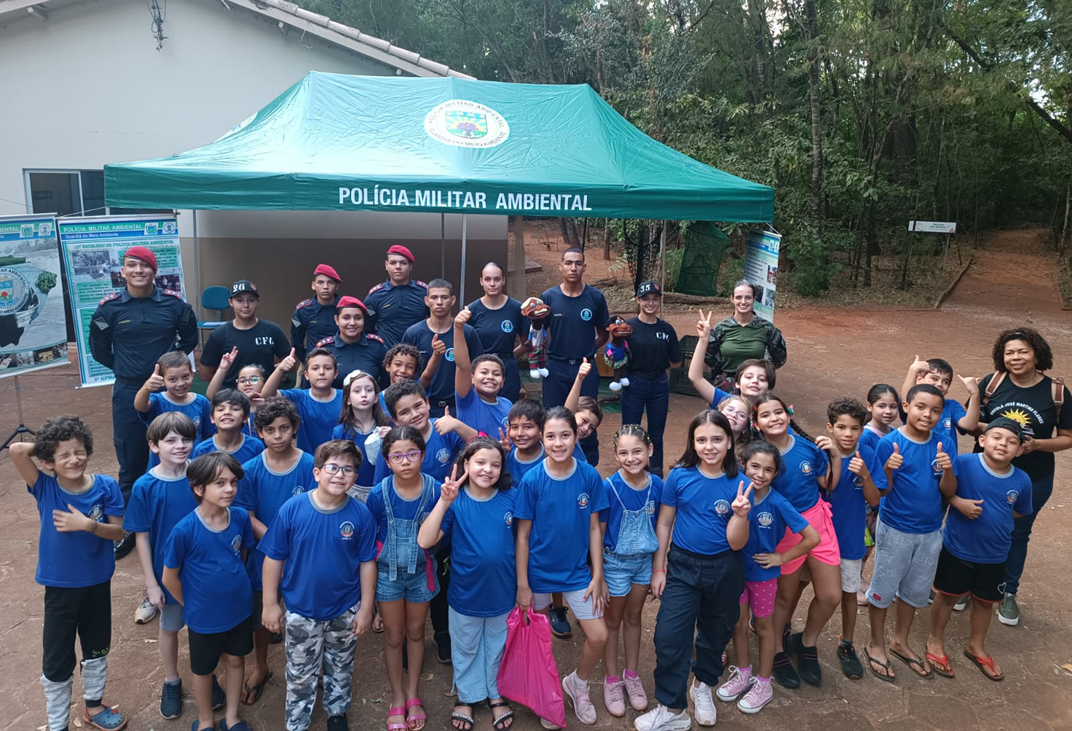 Prefeitura de Naviraí, PMA e Guarda Mirim promovem ação de educação ambiental para alunos da Rede Municipal