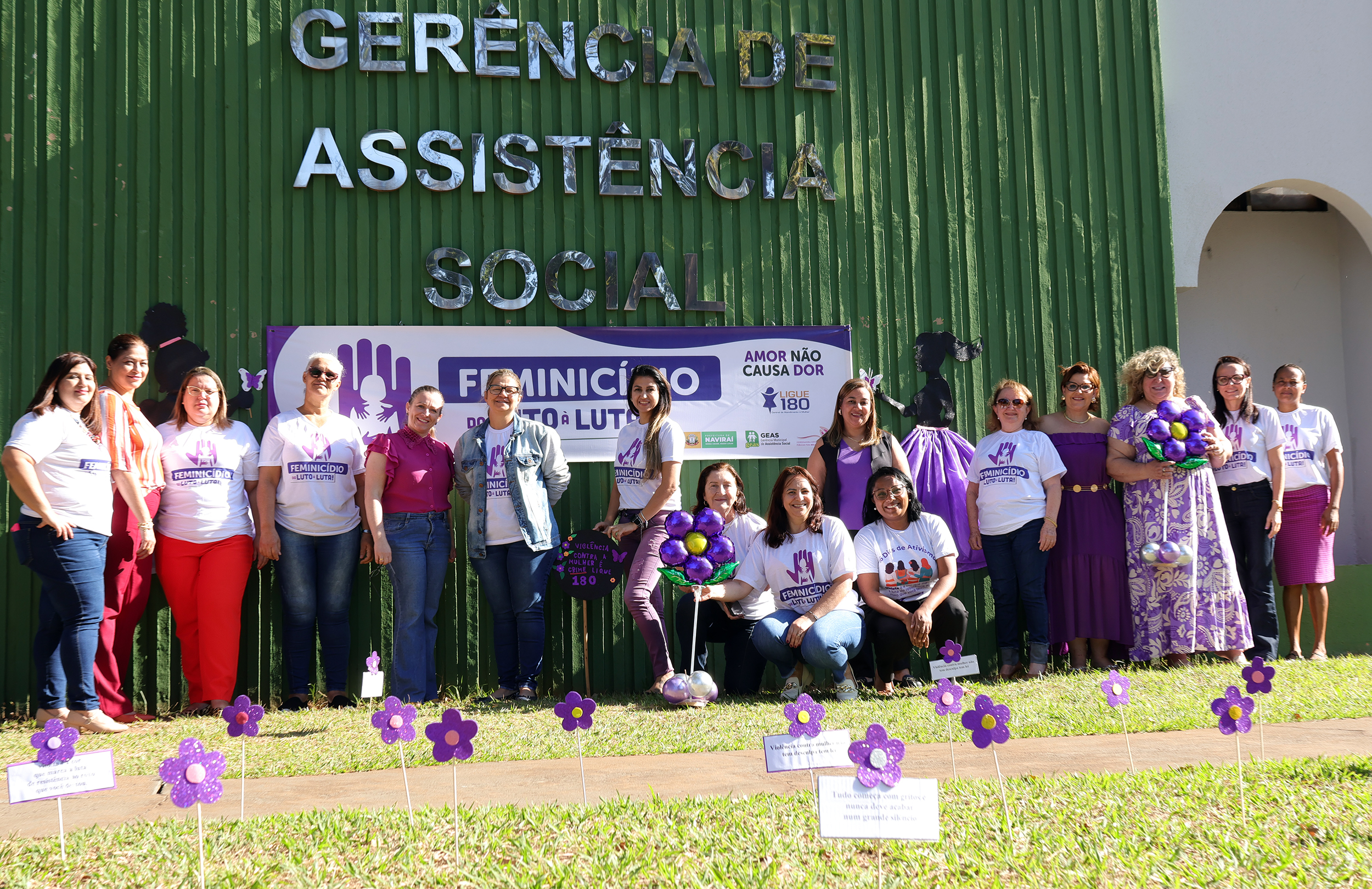 Prefeitura de Naviraí realiza Campanha de Combate ao Feminicídio
