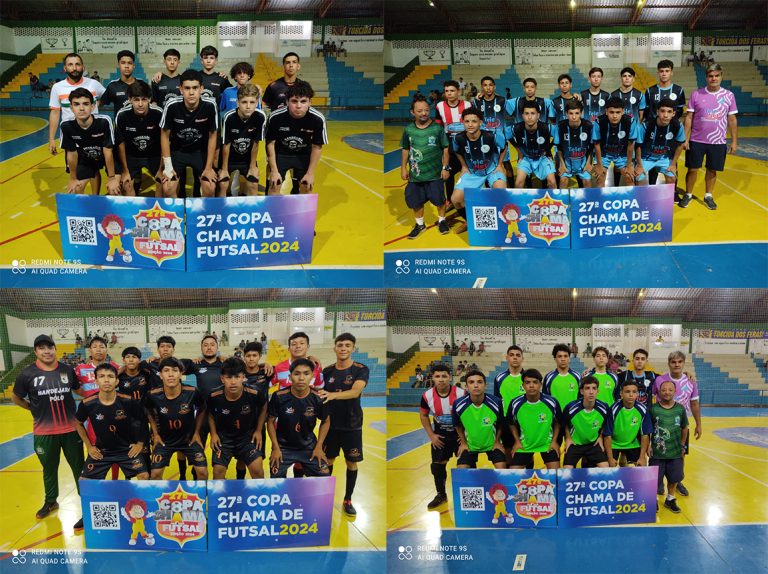 Prefeitura de Naviraí prossegue com a 27ª Copa Chama de Futsal de Base