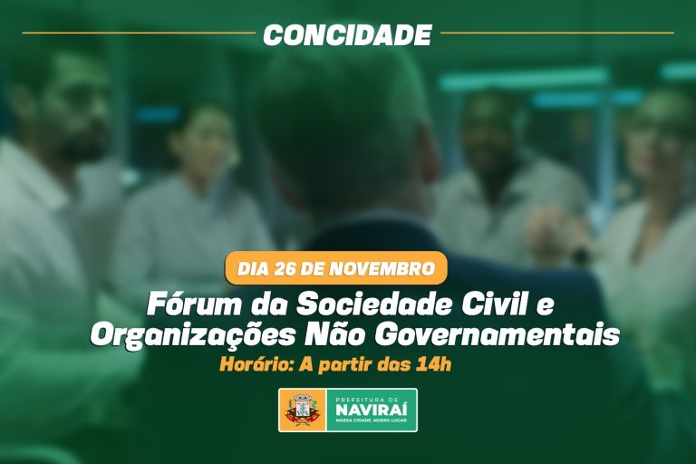 CONCIDADE convoca entidades sindicais para Fórum da Sociedade Civil e Organizações Não Governamentais