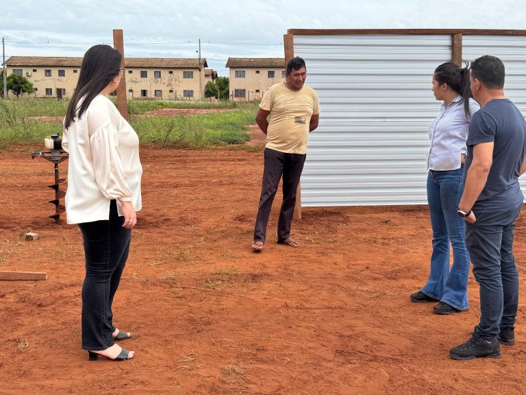 Prefeita acompanha início da obra do Posto de Saúde na região do Nelson Trad