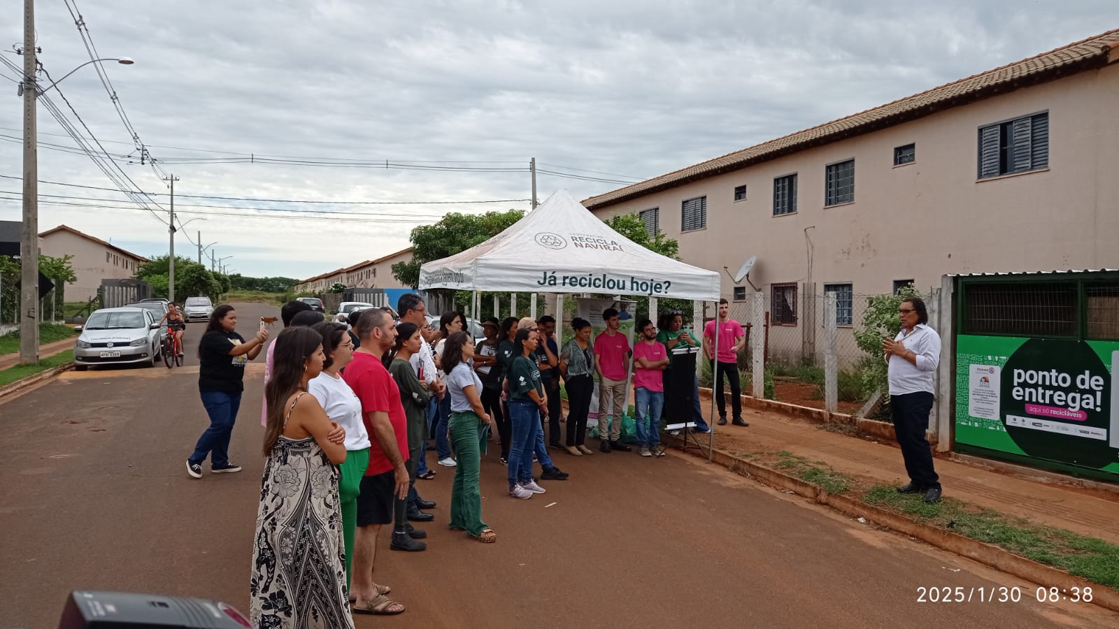 Naviraí: autoridades inauguram Ponto de Entrega Voluntária de recicláveis no “Nelson Trad”