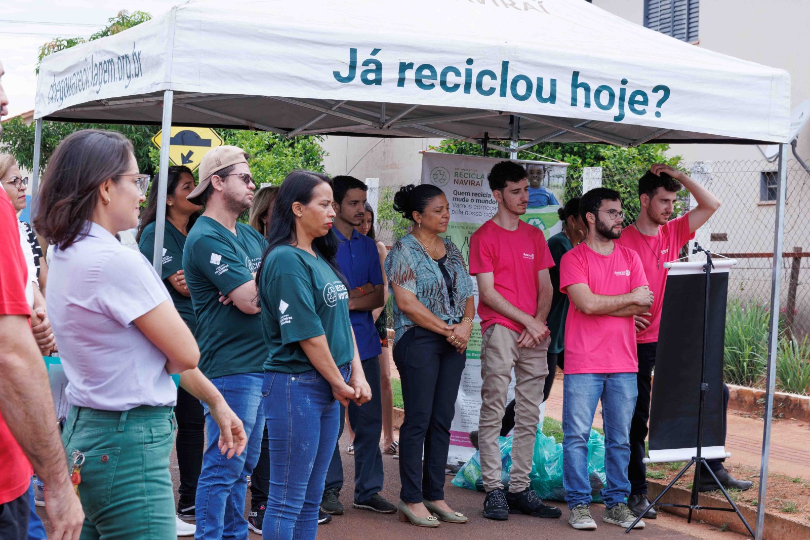 Naviraí: autoridades inauguram Ponto de Entrega Voluntária de recicláveis no “Nelson Trad”