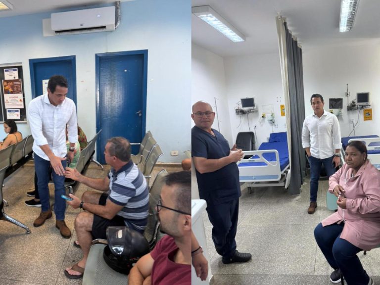 Prefeito Rodrigo Sacuno faz visita surpresa no Hospital Municipal