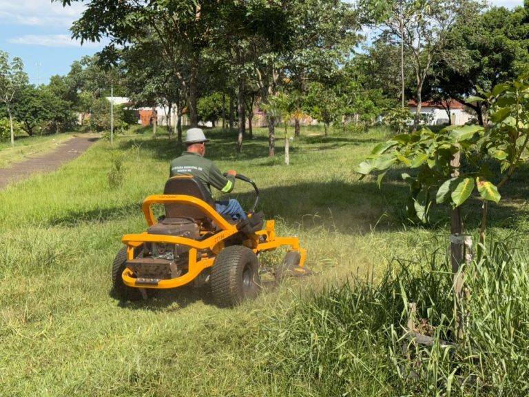 Governo de Naviraí determina imediata manutenção geral do Parque Sucupira