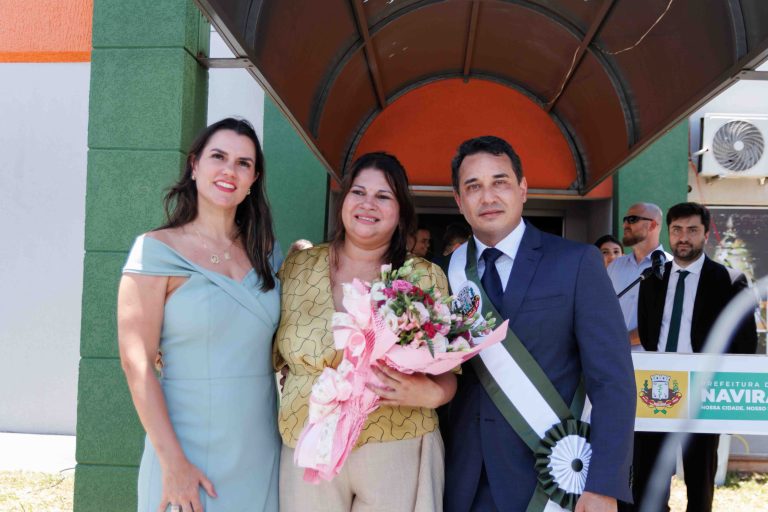 Rodrigo Sacuno e Telma Minari assumem o comando da Prefeitura de Naviraí