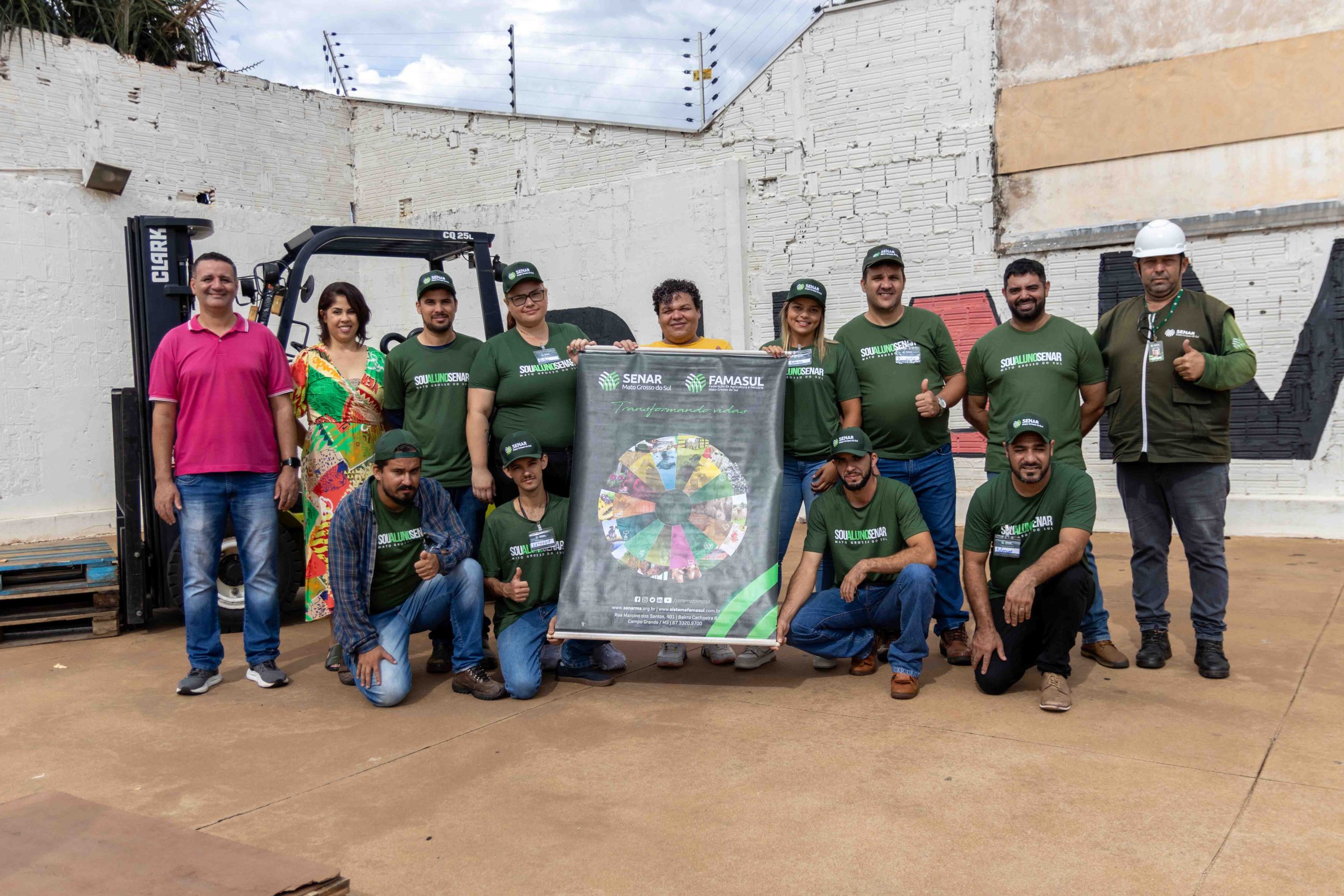 GEAS de Naviraí e entidades parceiras concluem o Curso de Operador de Empilhadeira